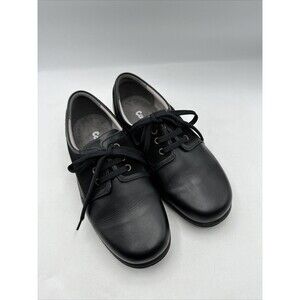 Cosyfeet Delia Walking Shoes Women's 7.5 Classic Lace-up Black